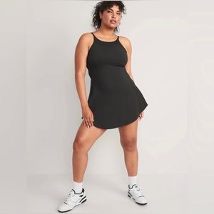 Old Navy 2X Black Sleeveless PowerSoft 2-in-1 Performance Mini Skort